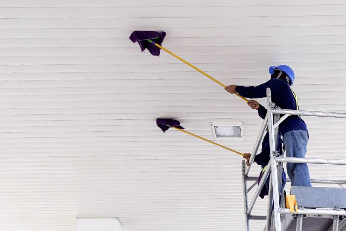 How to Clean High Ceilings Safely & Efficiently: Essential Best Practices